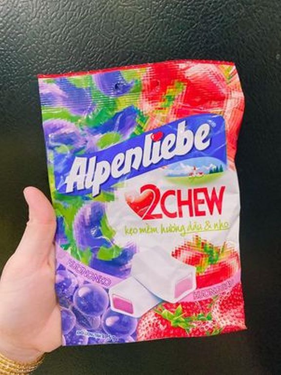 Kẹo mềm alpenliebe vị dâu nho 87g - cực ngon
