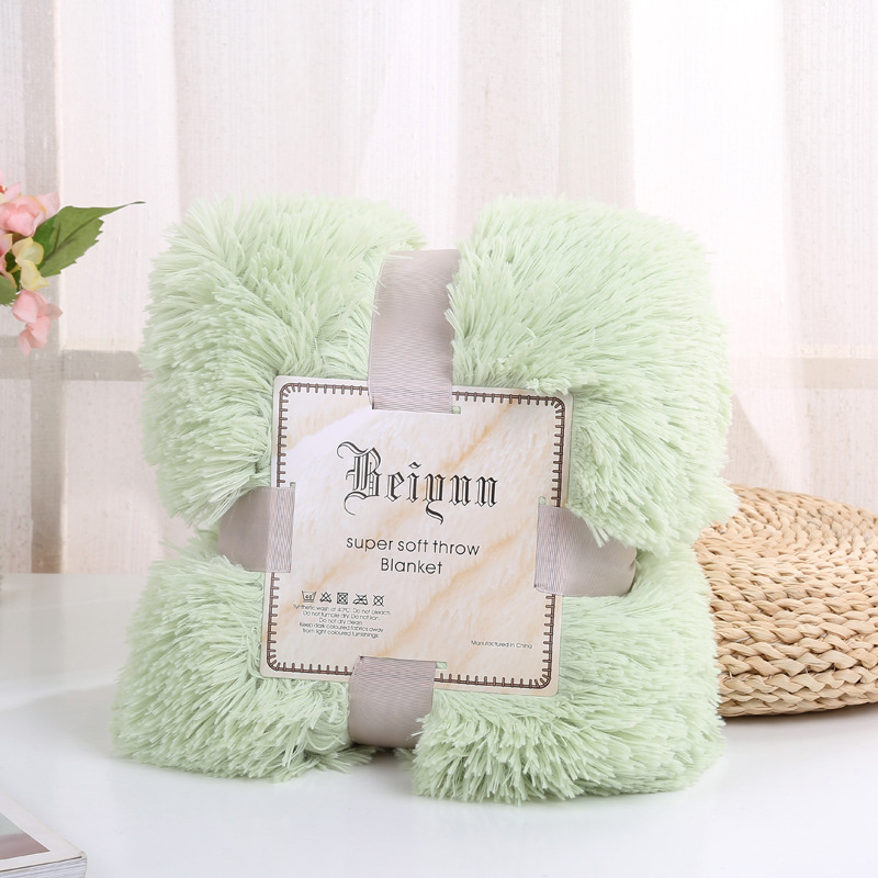 Summer office ins-style blanket velvet blanket home single Internet celebrity nap sofa blanket wedding gift blanket.