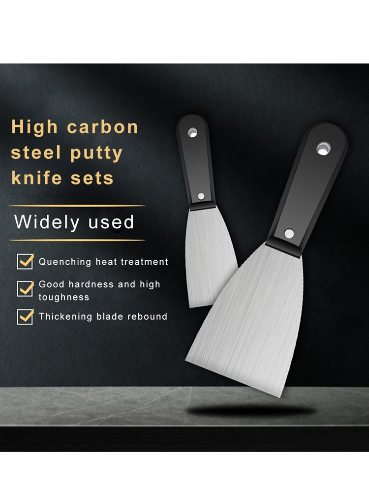 Set Of Carbon Steel And Plastic Types Of Putty Knives With 1 5inch Blade  For Construction And Plastering Includes Wall Shovel And Bag From  Sz_sport_store, $32.72