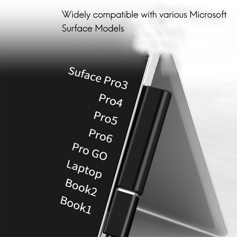 Type-C TO Surface PD Fast Charging Plug Converter Adapter for Surface ProGO 3 4 5 6 Connector USB-C TypeC Surface Book
