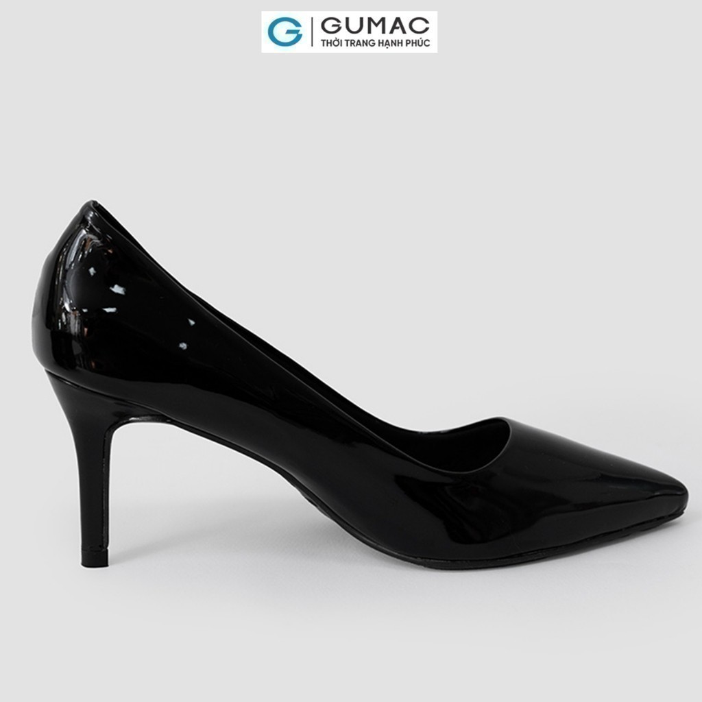 [12 - 13.9 |Voucher 8-15%] Giày cao gót da bóng thời trang GUMAC GE01078