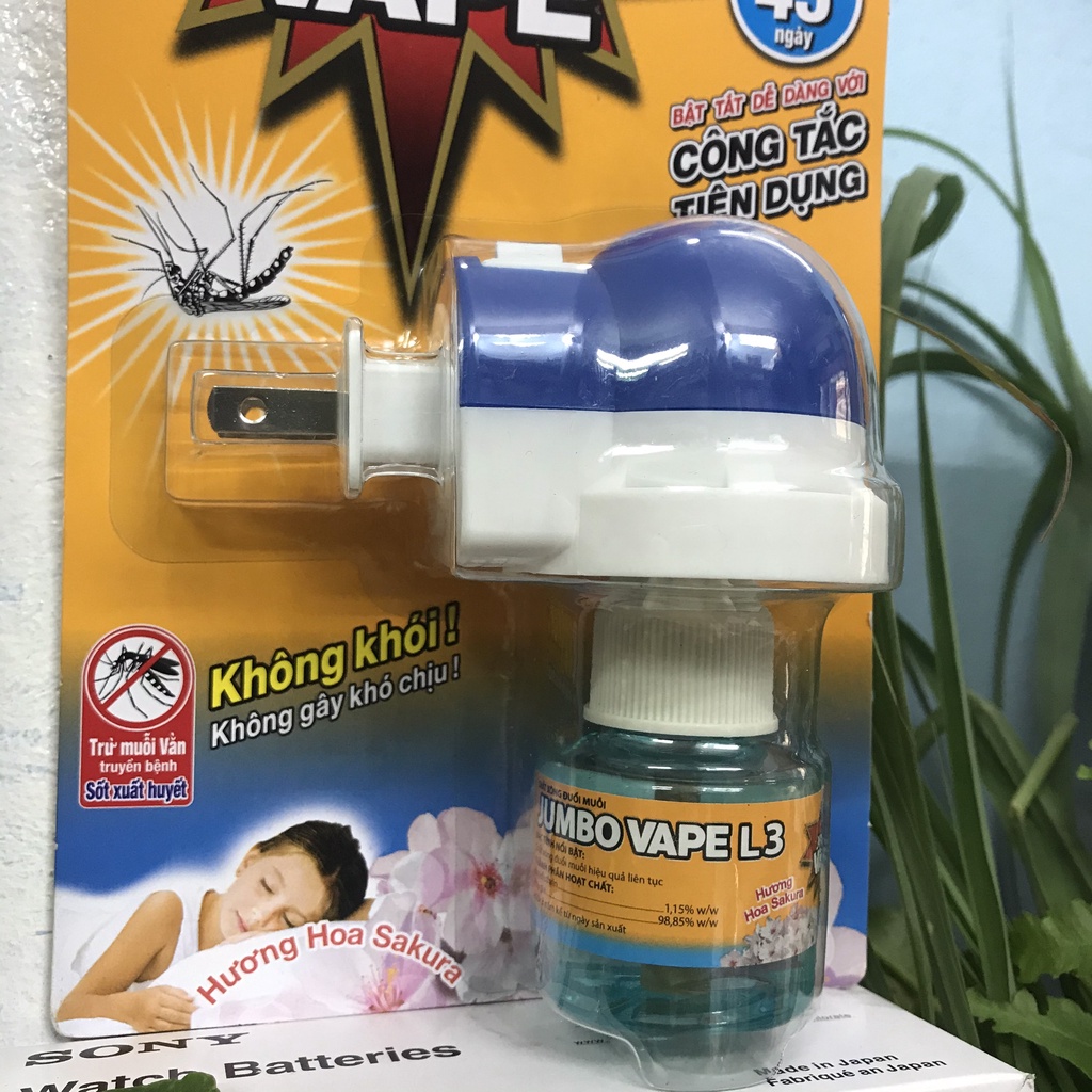 máy đuổi muỗi xông tinh dầu  jumbo Nhật