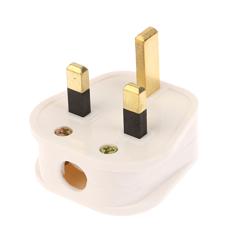 UK Standards British Mains Square Pin Plug 3 Pin 13A Plugs Grounded ...