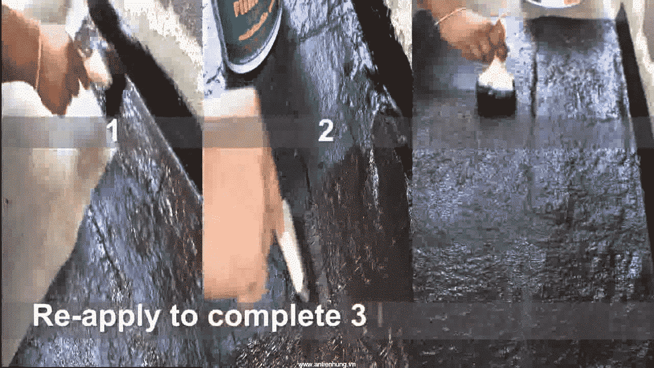 [Thùng 3,5L] Sơn chống thấm gốc Bitum Flintkote No.3 (màu đen)