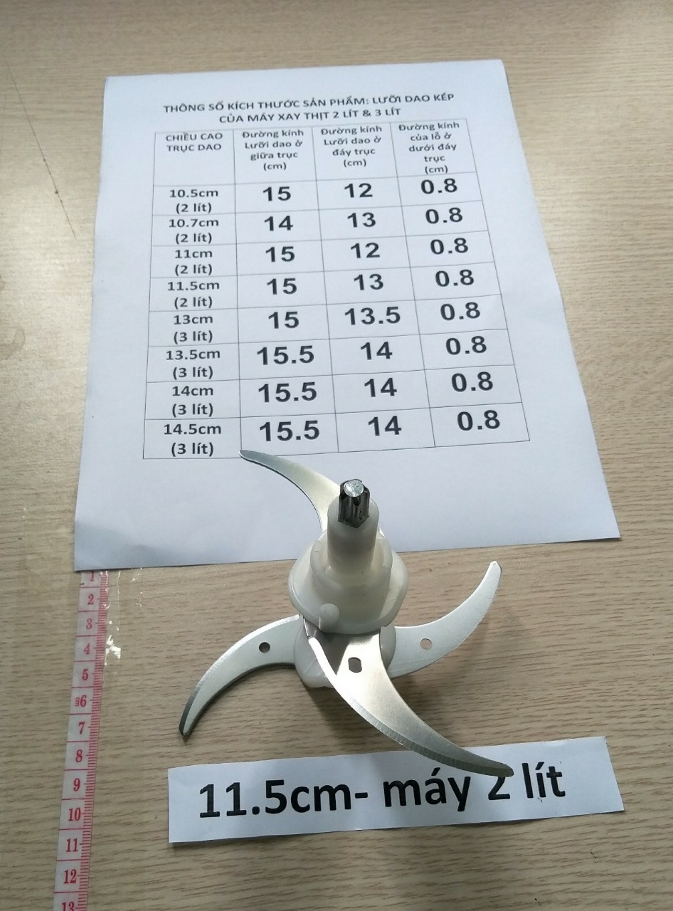 Lưỡi dao thay thế dùng cho máy xay thịt 2l-3l