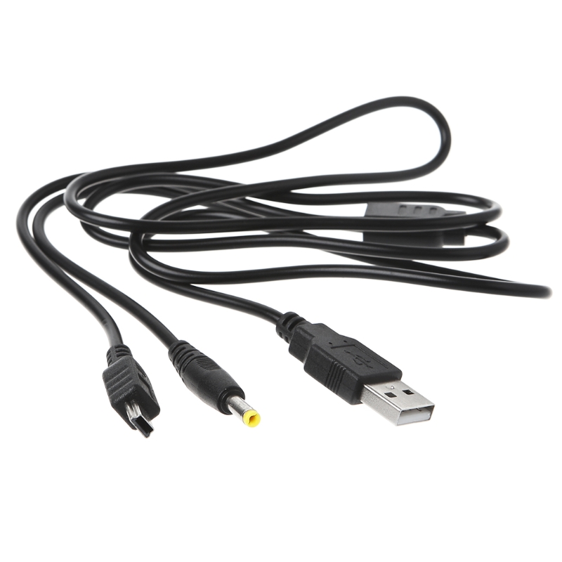 1.2m/3.94ft 2-in-1 USB Data Cable Charging Cord Lead for PSP 2000/3000 Console