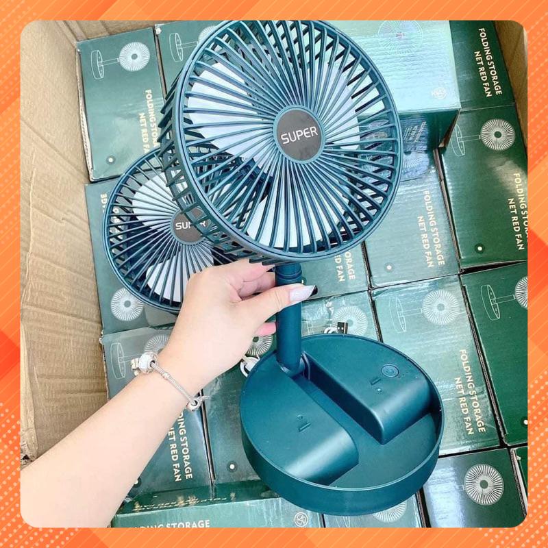 Quạt tích điện gấp gọn