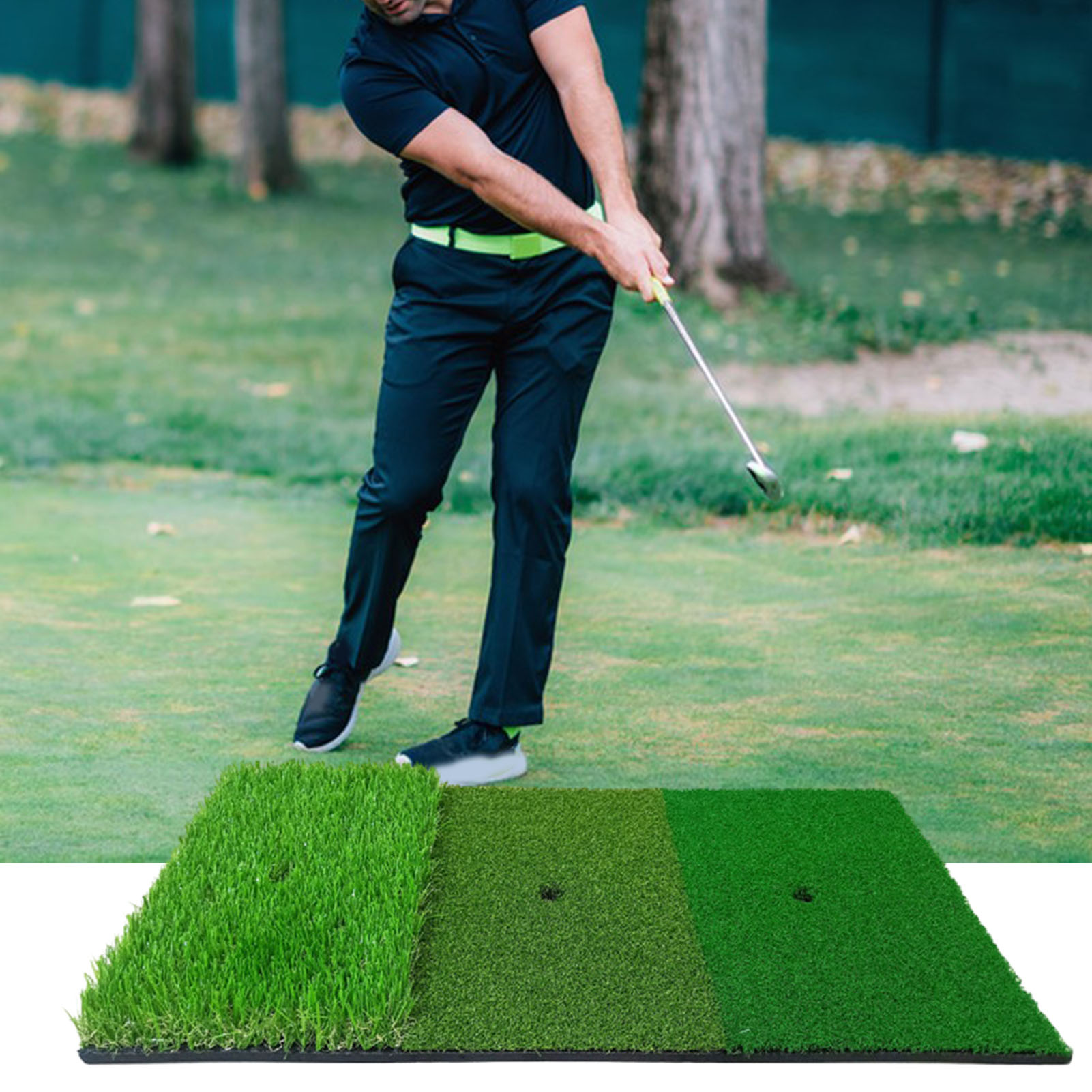 Convenient and Efficient Golf Training Tool Golf Training Mat Improve Your Golf Swing with Precision Training Mat Indoor/outdoor Golf Aid less Than