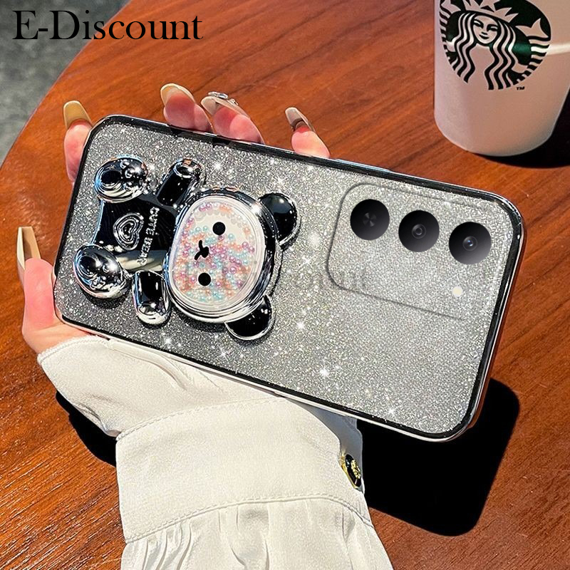 New%20Phone%20case%20Realme%20C71%20C75%20C75X%20Back%20cover%20with%20Gradient%203D%20Bear%20Folding%20Stand%20Bracket%20Luxury%20Slim%206D%20Plating%20Glitter%20Girls%20For%20Realme%20C75%20C75X%20C71%20case%20-%20Image%204