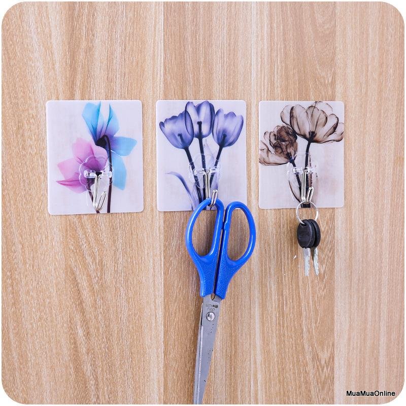 Móc dán tường siêu dính hình 3D, Móc dán tường chịu lực 3D