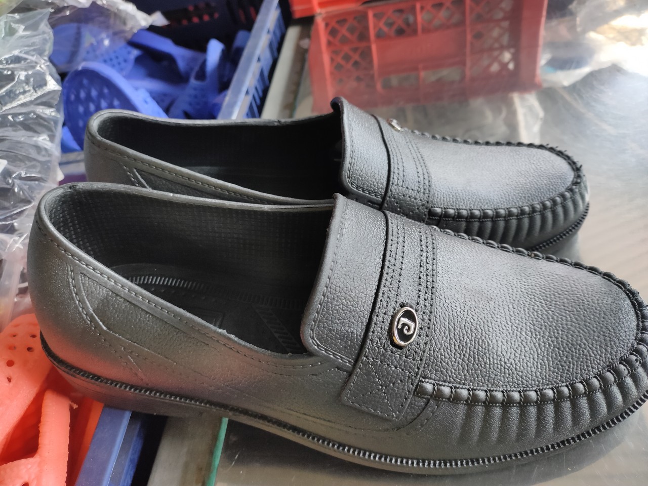 Giày nhựa nam dẻo mềm đi mưa cho người lao động size 40-44 from chuẩn