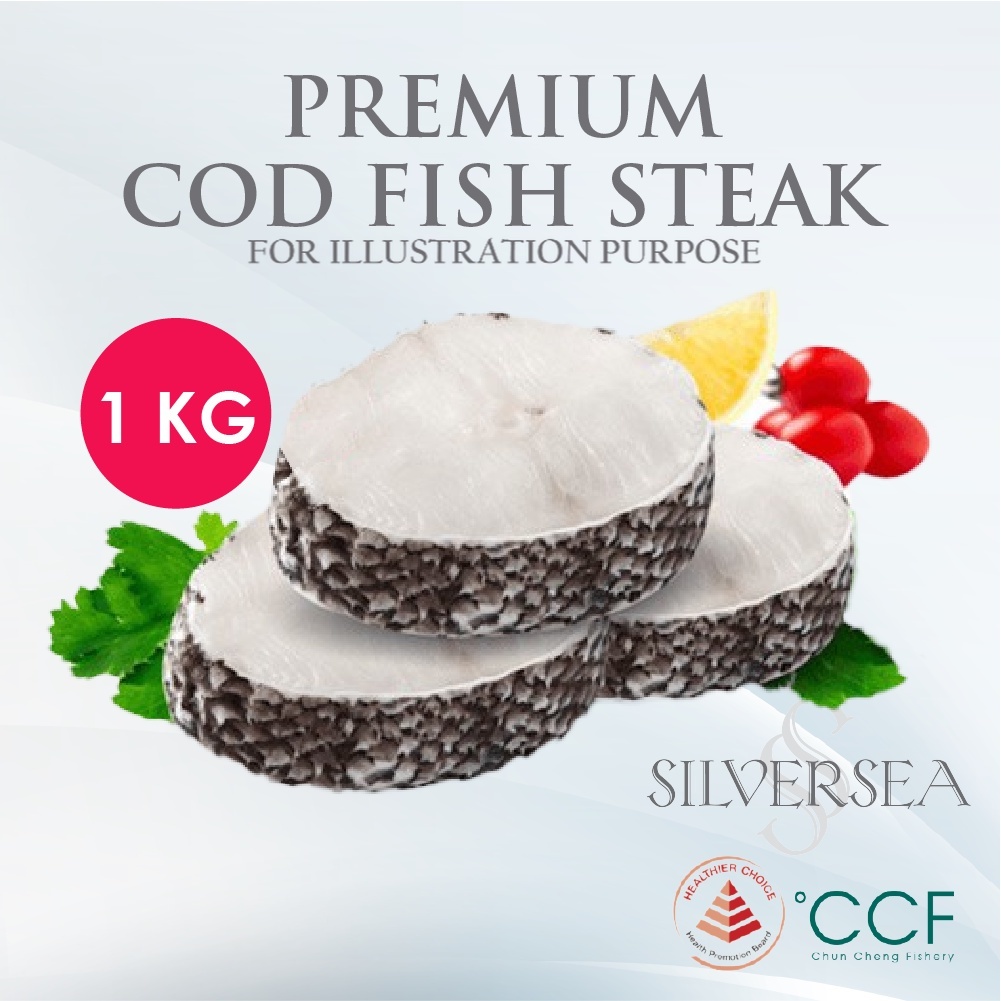 Silversea Cod Fish Steak (Premium Patagonian Toothfish) 1KG Wild