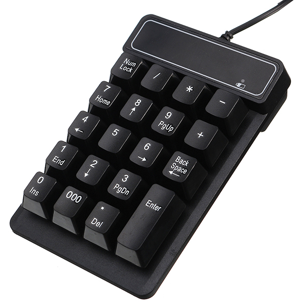 USB Wired Waterproof Chic Mechanical Mini Number 17 Computers Keys ...