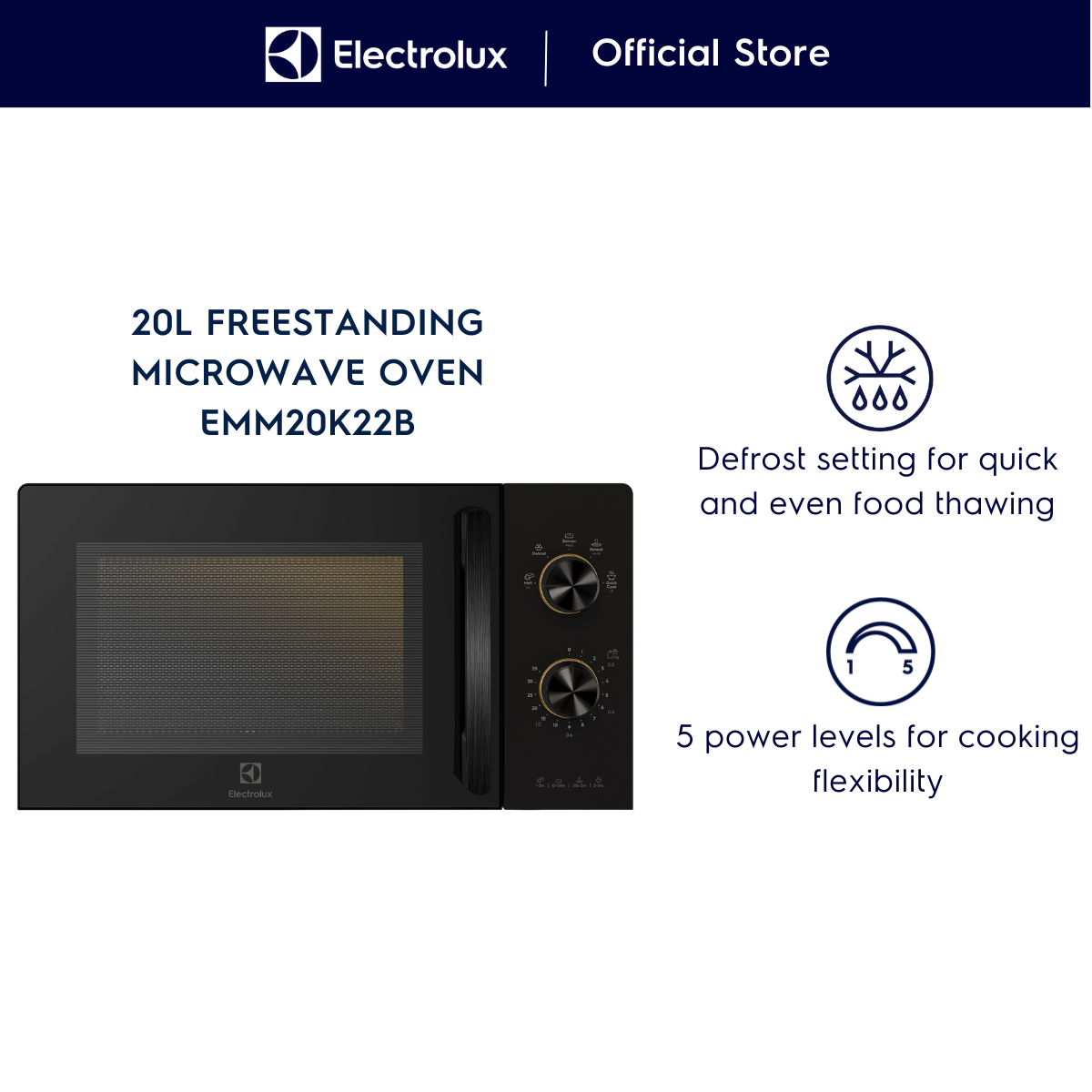 freestanding microwave oven