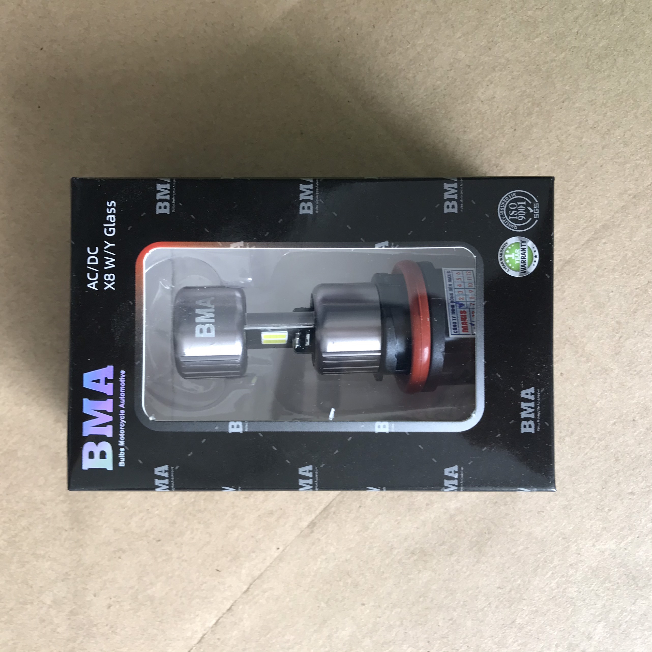 Bóng đèn pha LED BMA chân HS5 siêu sáng ĐÈN PHA Airblade 2011 (AB 2011 MẬP), PCX 2011, Lead 2011