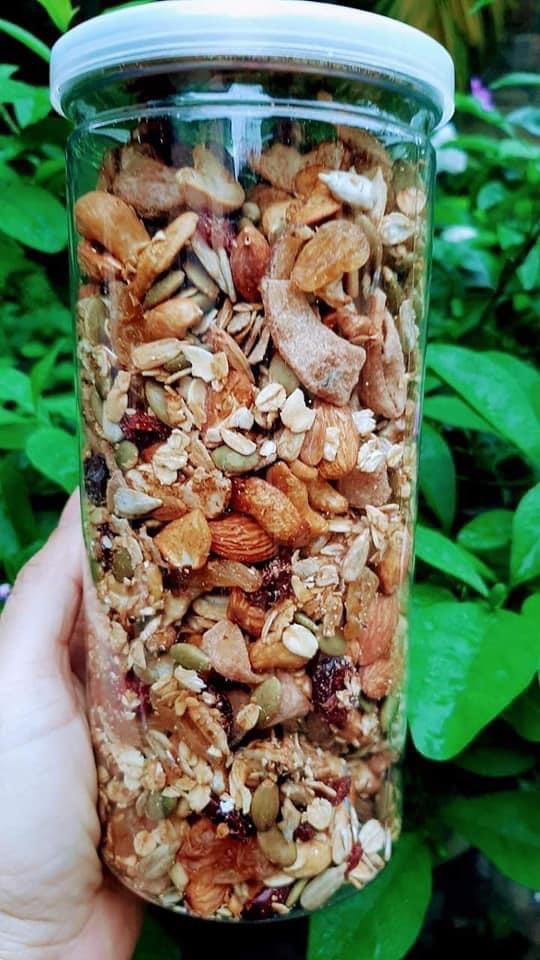 1Kg Granola siêu hạt - Ăn kiêng không đường