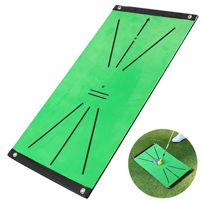 Golf Swing Mat Batting Trajectory Direction Detection Training Pad Golf Training Aid Equipment for Indoor/Outdoor Swing Detection Batting