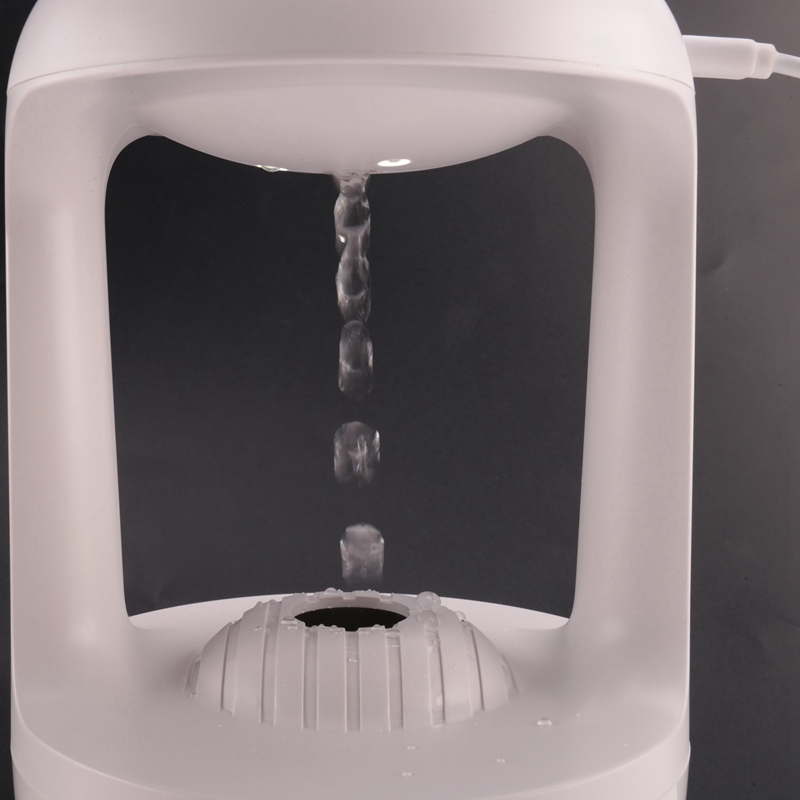Humidifier Household Desktop with Anti-Gravity Water Drop Rising Diffuser Anti-Gravity Humidifier White New Smart