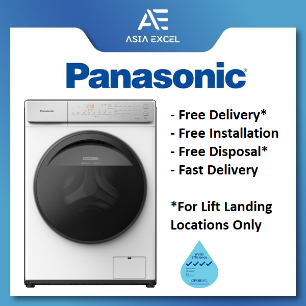 PANASONIC NA-V90FC1WSG 9KG HYGIENE CARE FRONT LOAD WASHING MACHINE