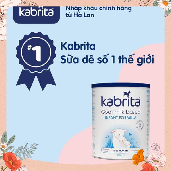 [Date 2025] Sữa dê Kabrita Số 2 800g (1-2 tuổi)