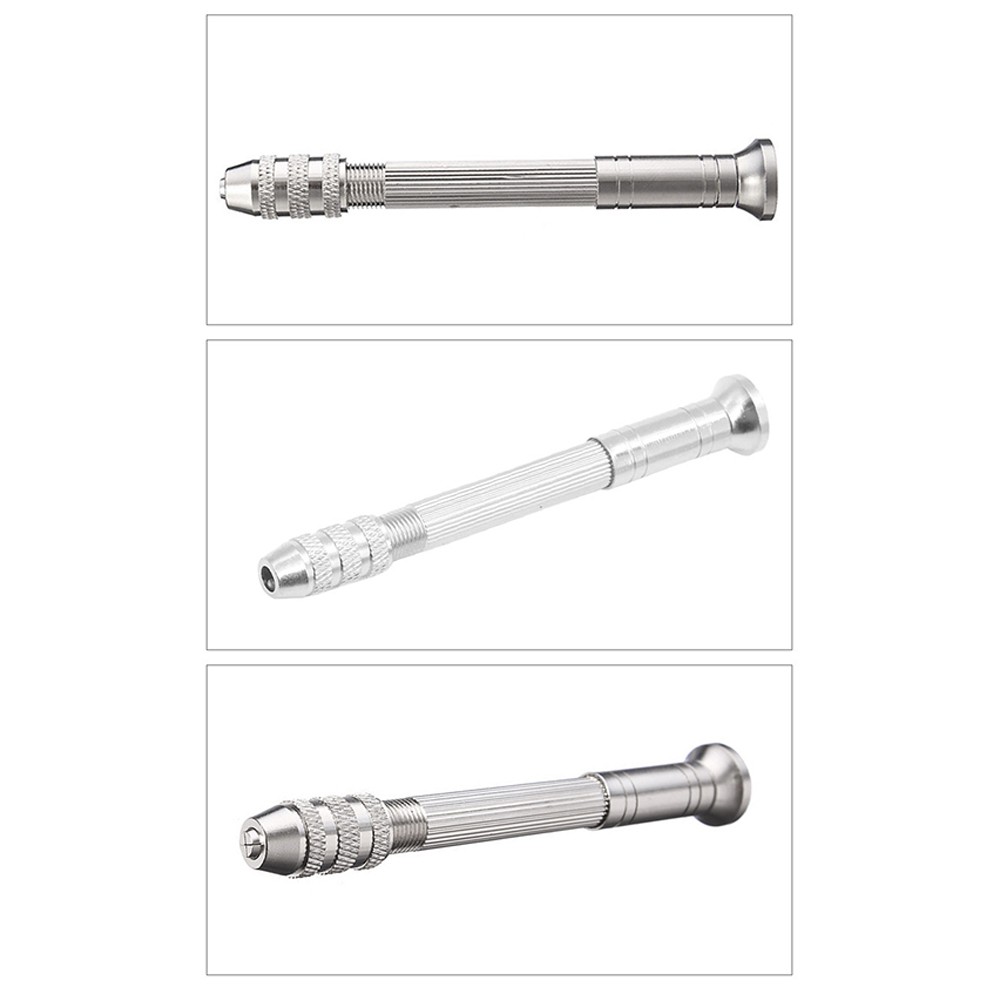 【Homeland】 High Quality Hand Drill Drill Bits Silver For Drilling Wood Making DIY