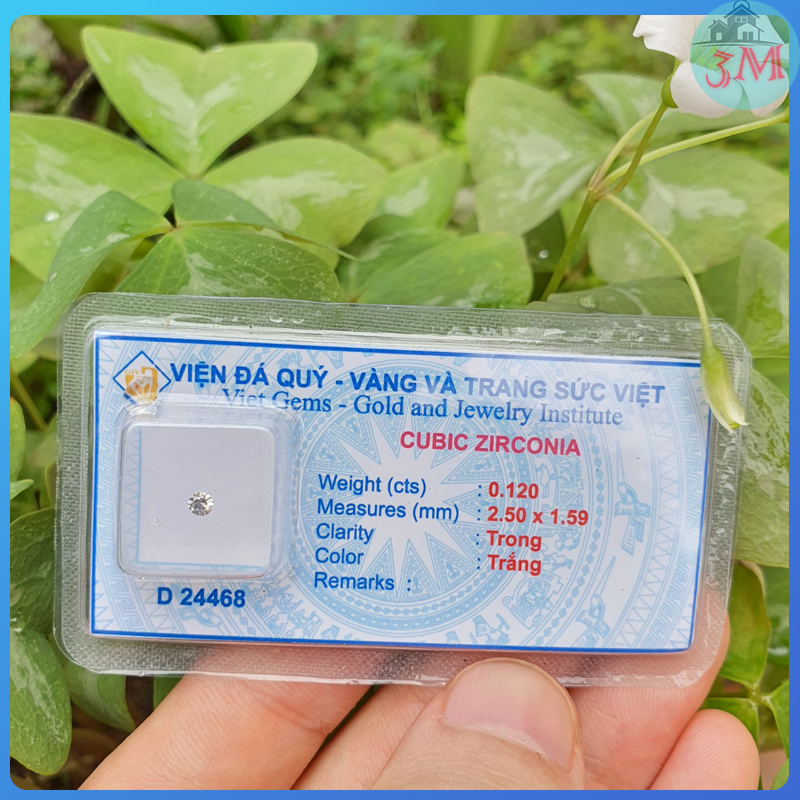 Kim Cương Nhân Tạo Vỉ Sáng Đẹp ( Đá Đính Răng )