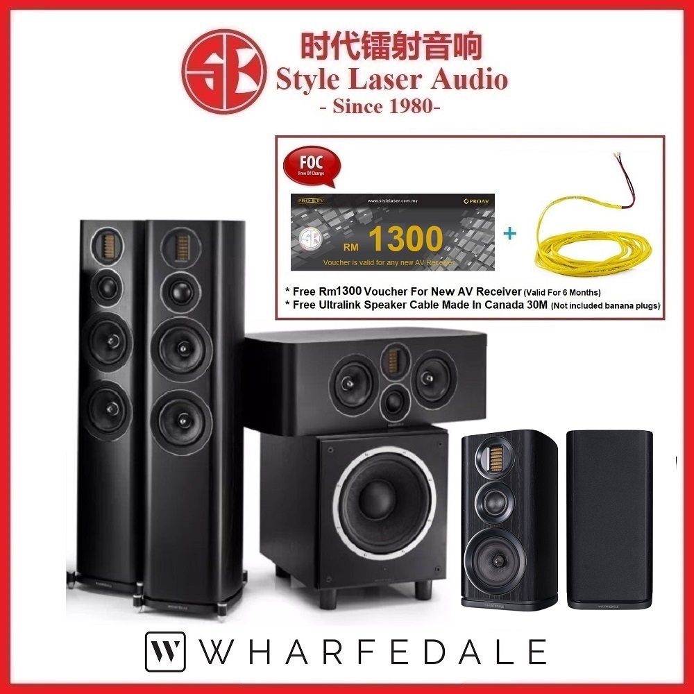 Wharfedale Evo 4.4 5.1 Speaker Package 