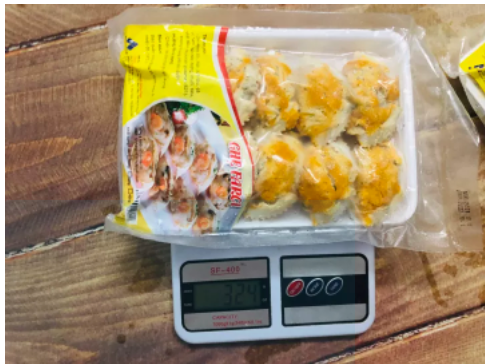 khay 10 miếng ghẹ Facri thả lẩu siêu ngon (khay hơn 300g)