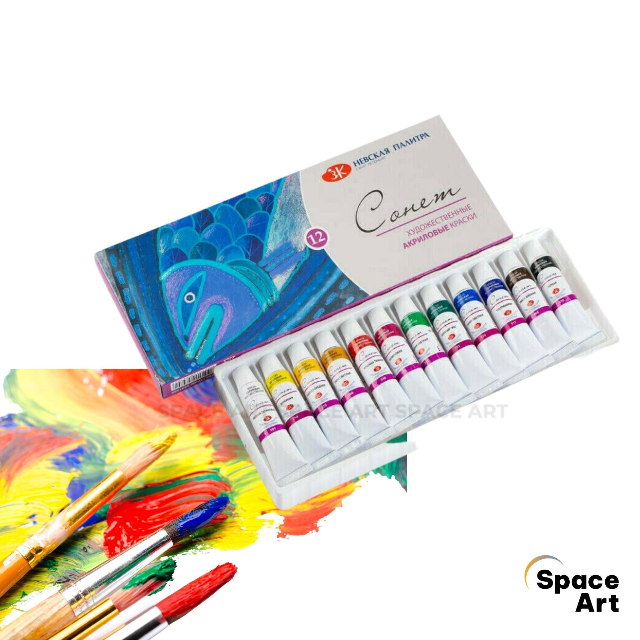 Màu Acrylic Sonnet 12 màu x 10ml