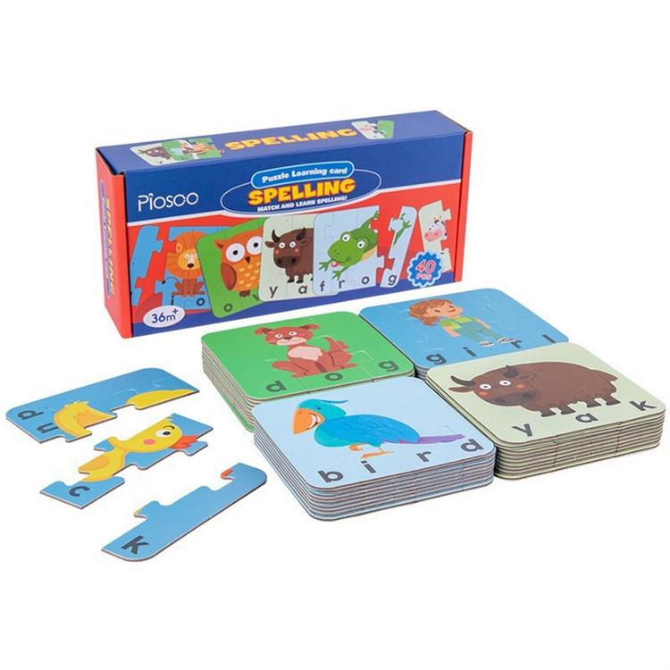 Wooden English Learning Card Educational Puzzle Flashcards For Words Learning Smooth And Exquisite Wooden English Words Learning Cards For Boys And Students thrifty