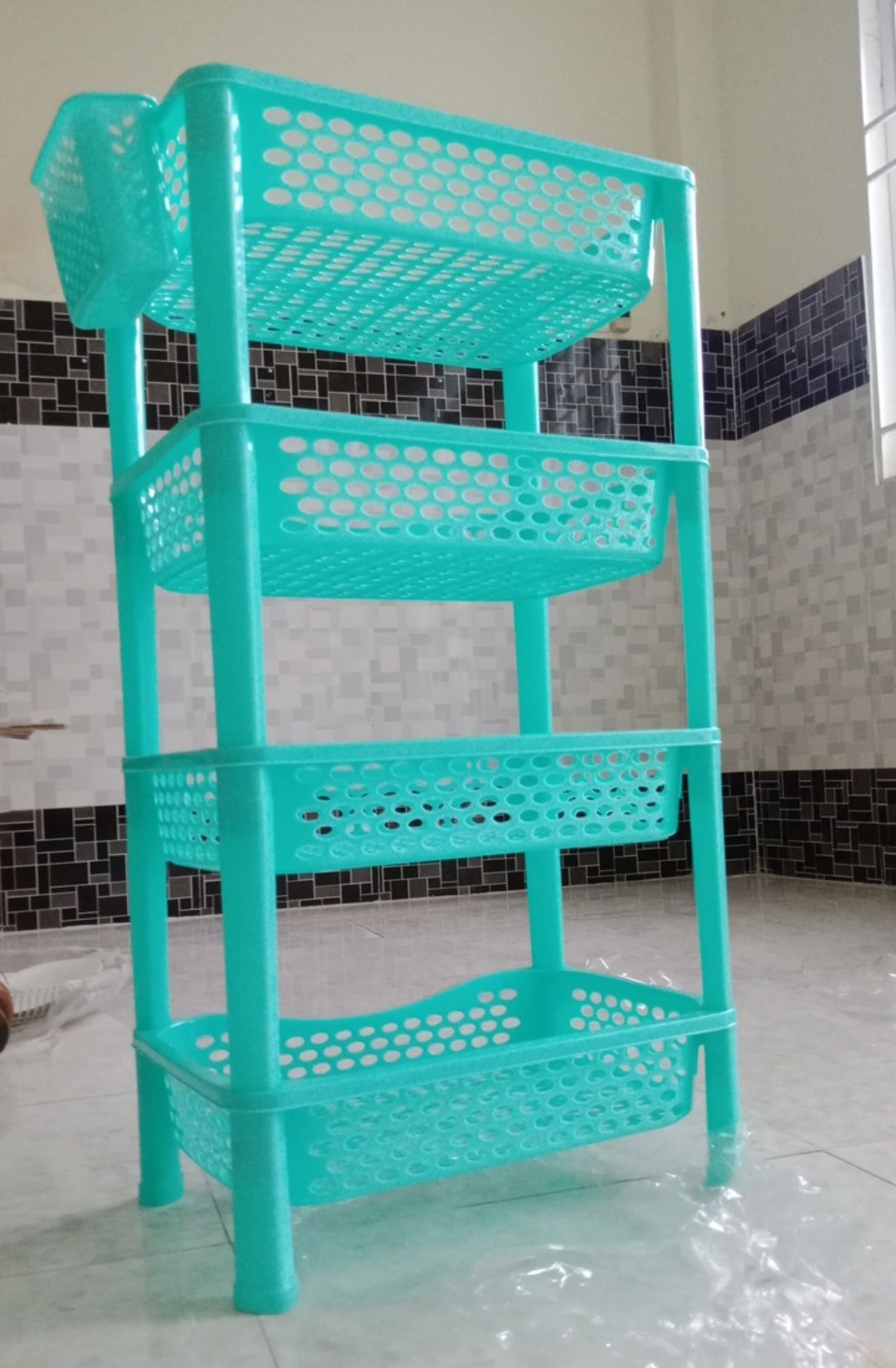 Kệ chén nhựa duy tân 4 Tầng Kệ Kiểu ( N44 x R30 x Cao 82 cm)