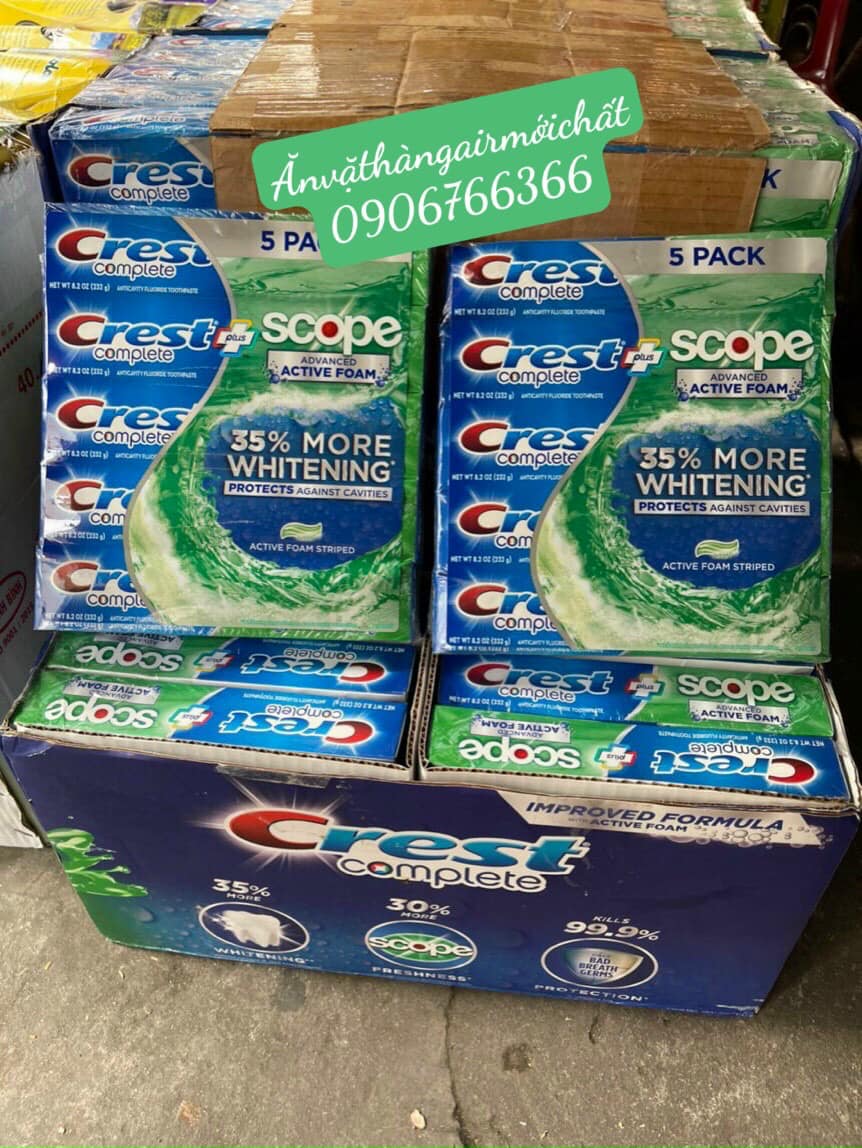 Crest Complete Scope Toothpaste Usa - Tube 232 Grams