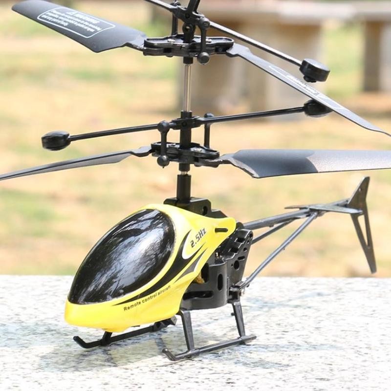 2 Way Remote Control Helicopter With Usb Charging Fall Resistant Mini ...