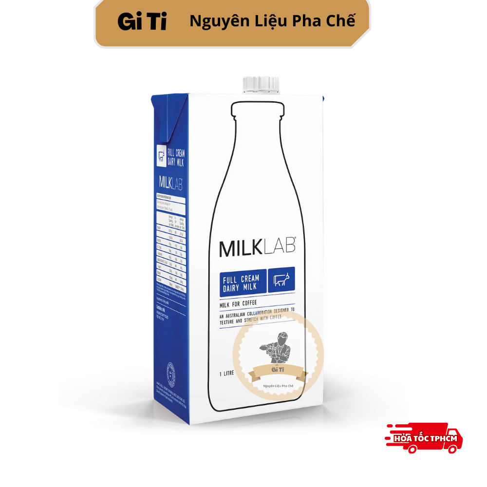 Sữa tươi tiệt trùng nguyên kem MilkLab | Sữa tươi pha chế latte