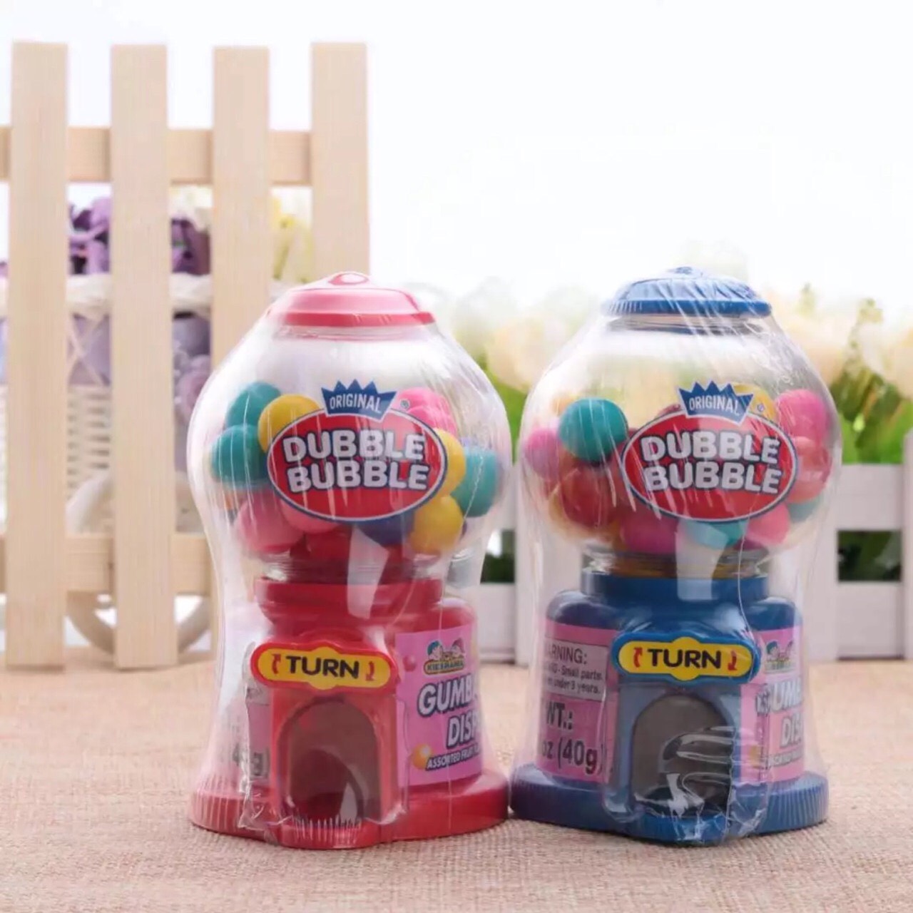 Combo 3 Máy bán kẹo Dubble Bubble Original 40gr
