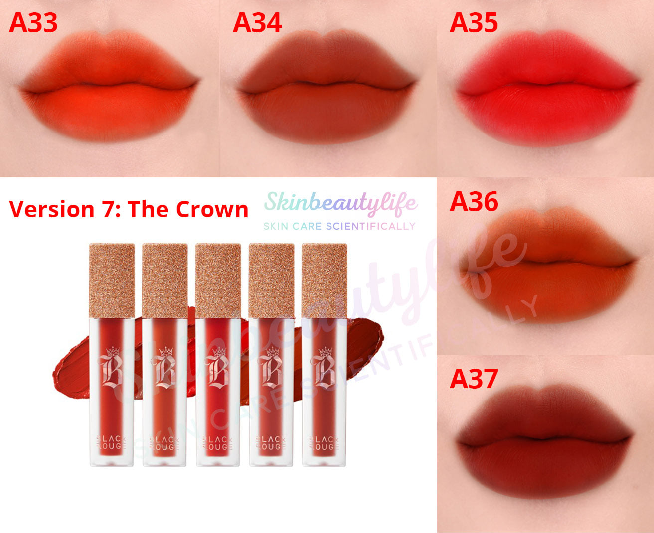 Son Kem Black Rouge  Ver 7