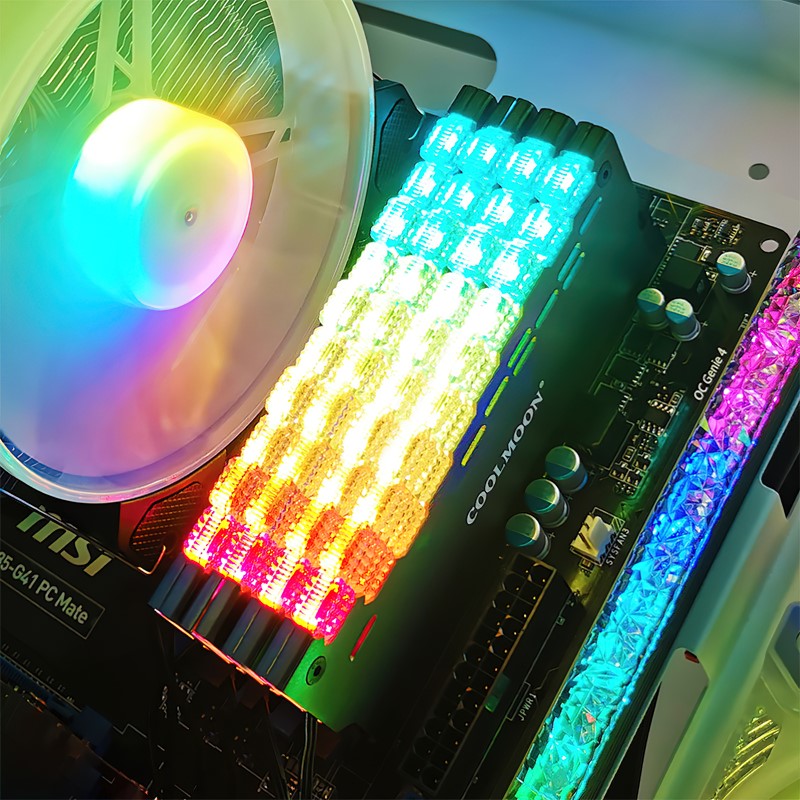 Tản Nhiệt  Led ARGB cho RAM máy tính - Coolmoon Dragon Armor RA2