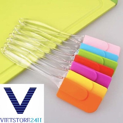 Dụng cụ làm bánh cây trộn và vét bột silicon mềm