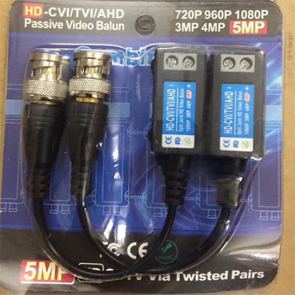 Video Balun Cho Camera 2M, 5M, 600m, Liền nguồn
