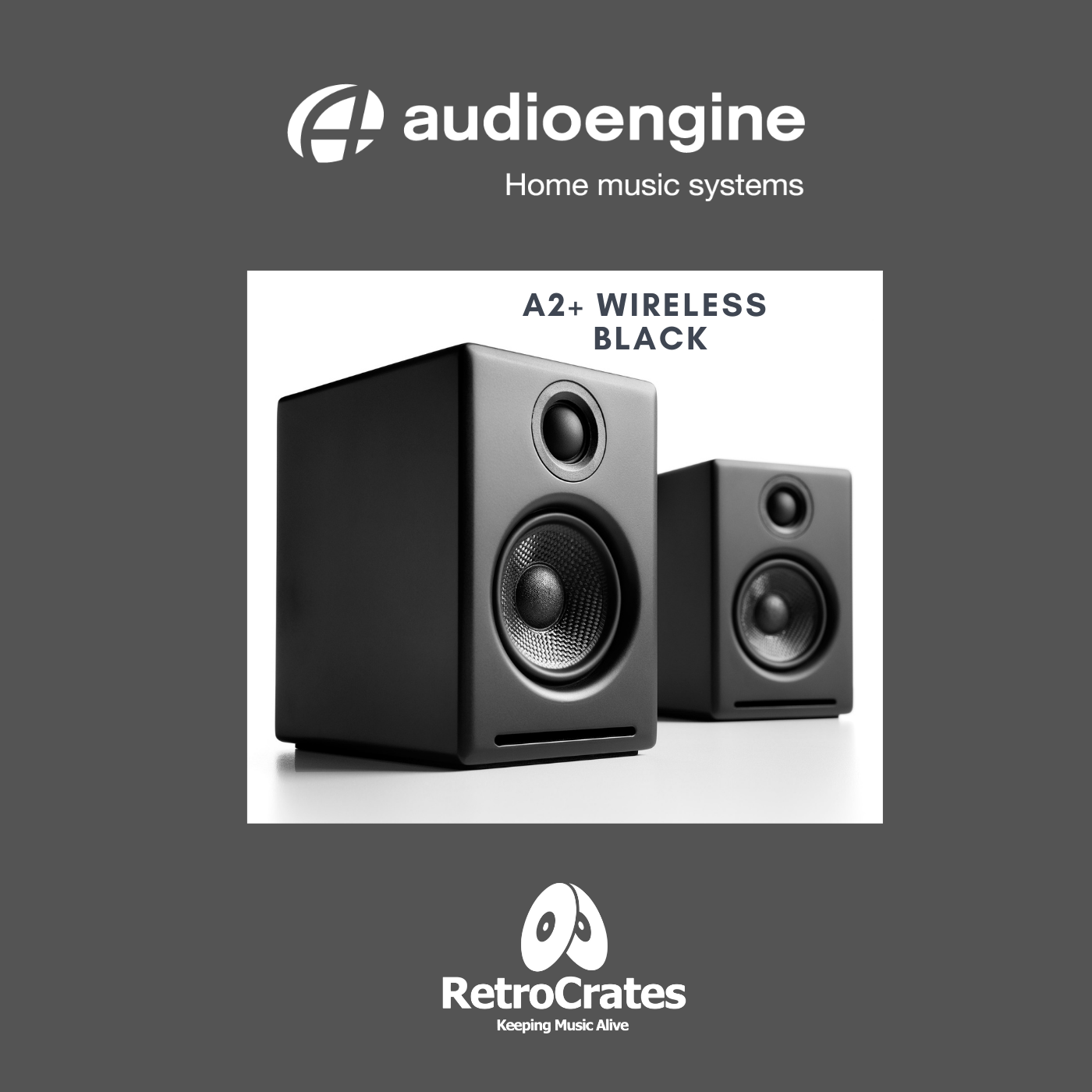 Audioengine A2+ Wireless Bookshelf Speakers | Lazada Singapore