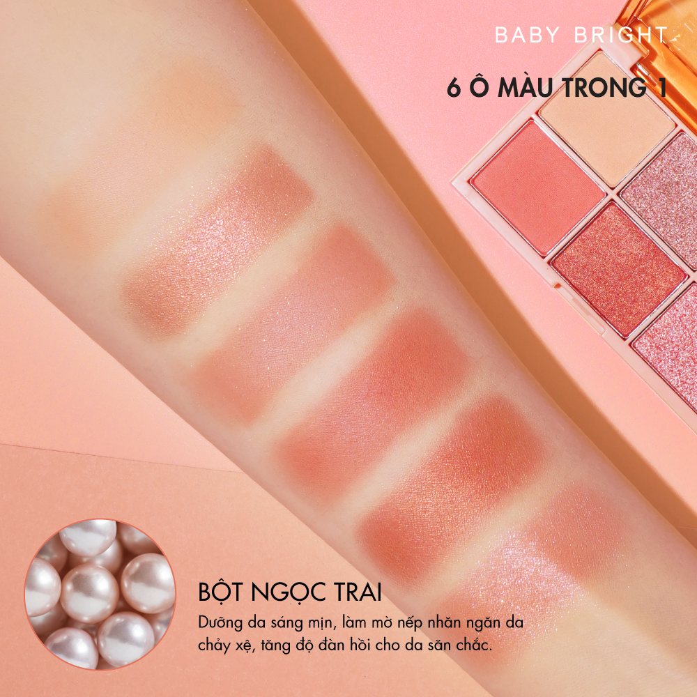 Bảng Phấn Mắt Baby Bright Eye Palette 0.7g