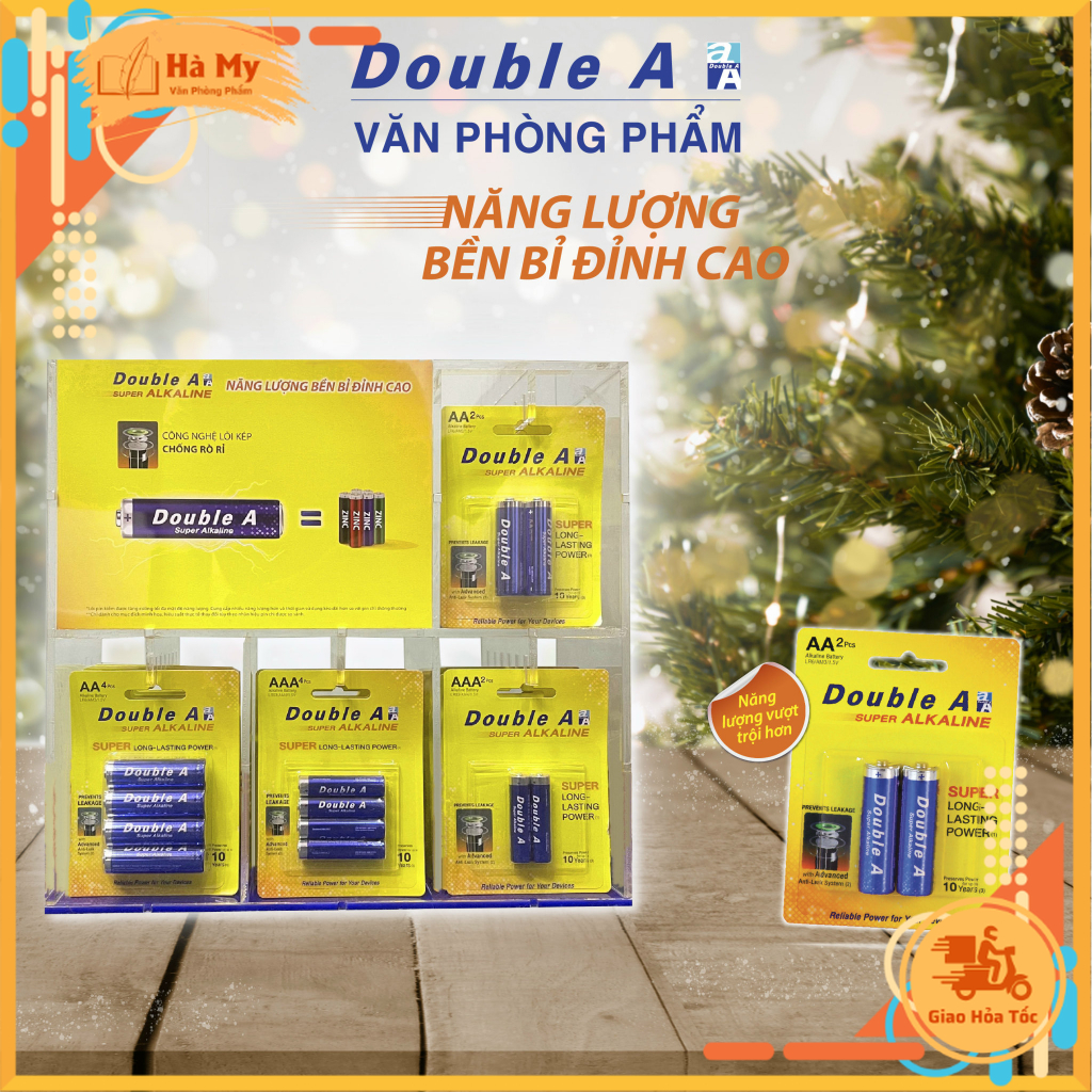 (2 Viên) Pin AA - AAA Double A Super Alkaline