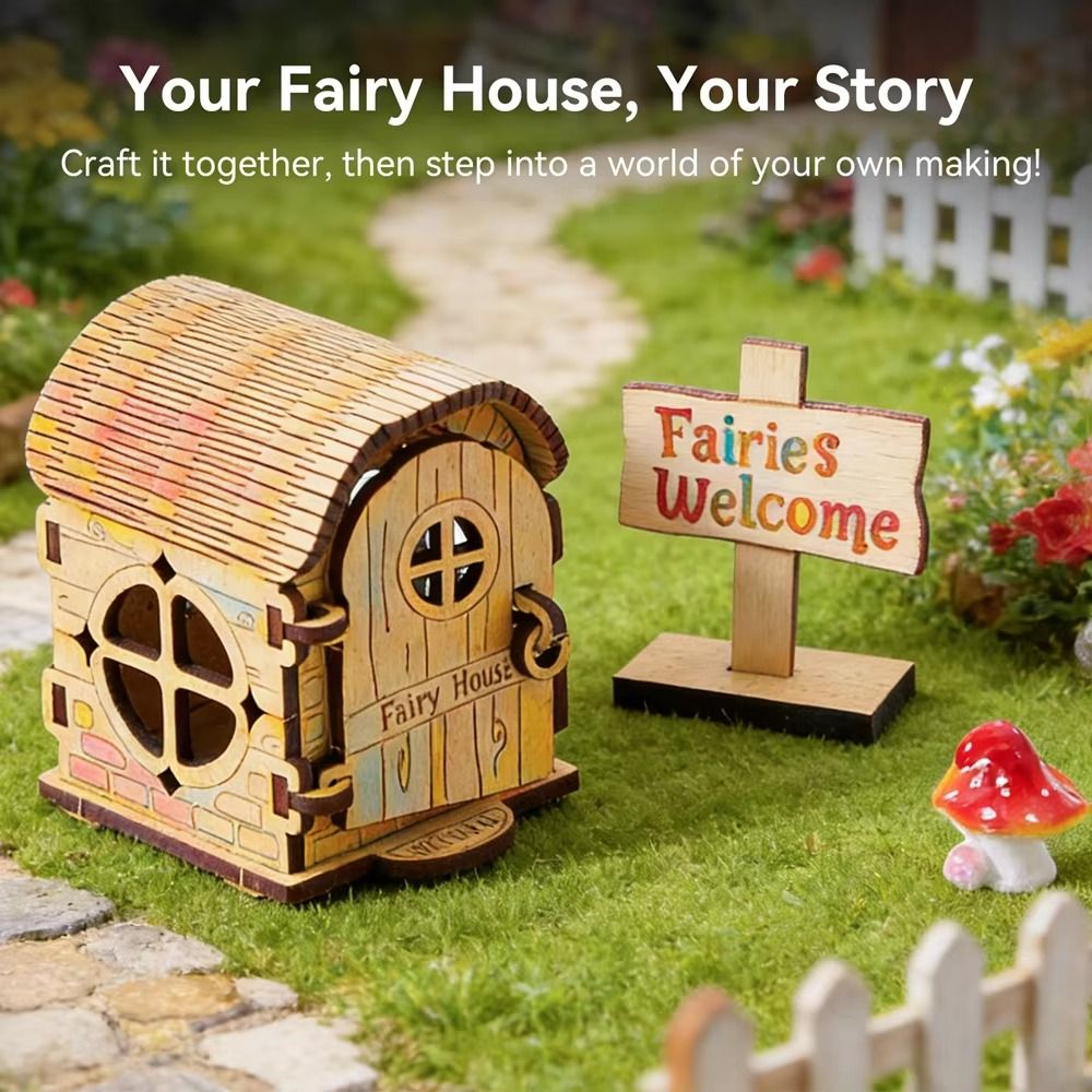 Family%20Room%20Wooden%20Material%20Wooden%20Fairy%20House%20Kit%20DIY%20Kit%20Mini%20Size%20Wooden%20Doll%20House%20Handmade%20Craft%20Graffiti%20Design%20DIY%20Assembled%20House%20Birthday%20Gift%20-%20Image%204