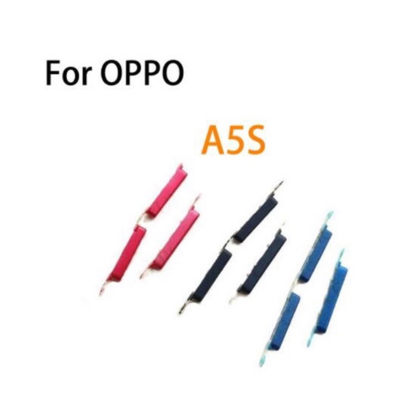 For OPPO A37 A5S A33 F5 A83 F9 Power On Off Volume Switch Key Button Phone Replacement Spare Parts. 