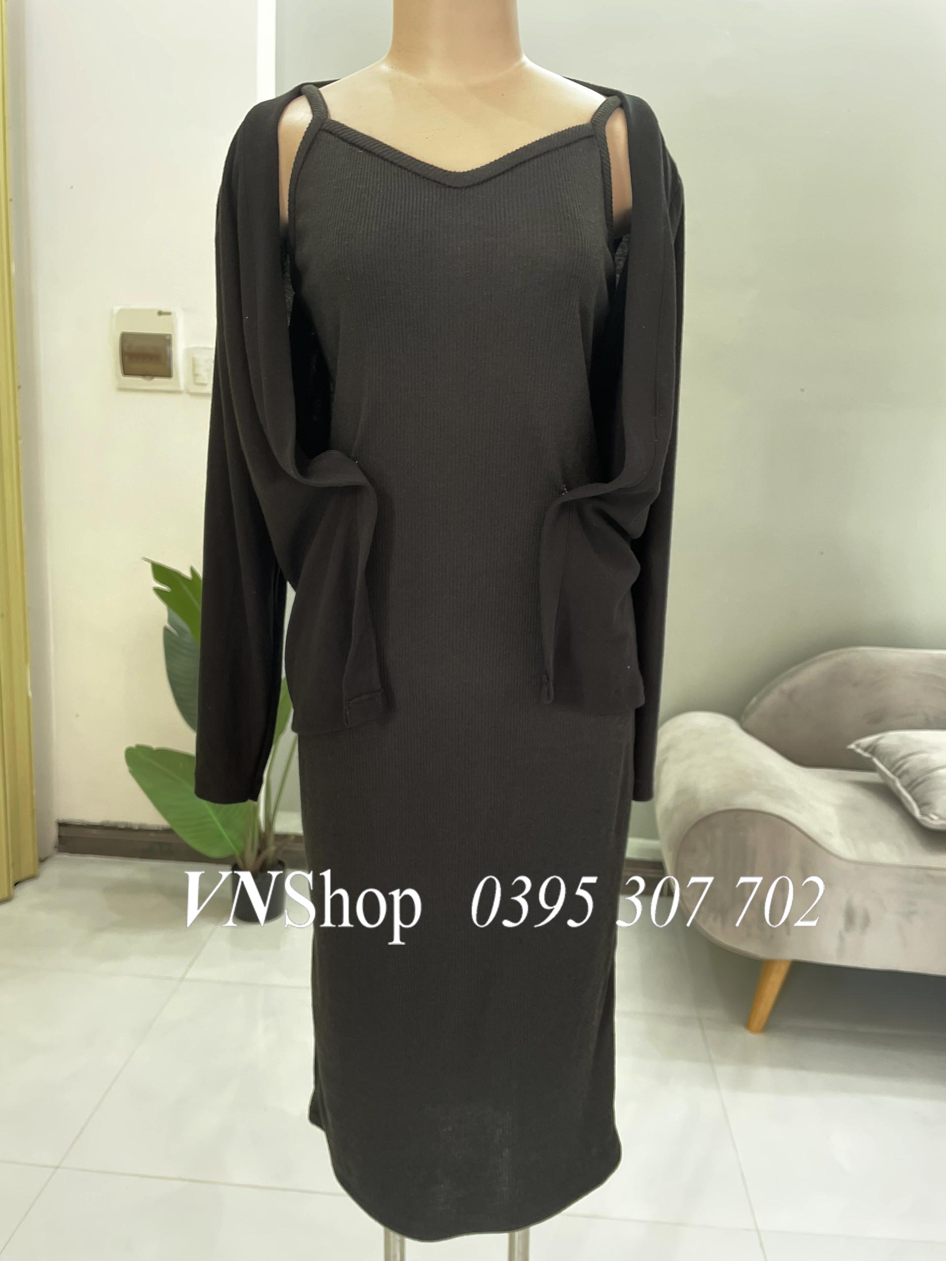 #050M-Set đầm bầu body xinh xắn