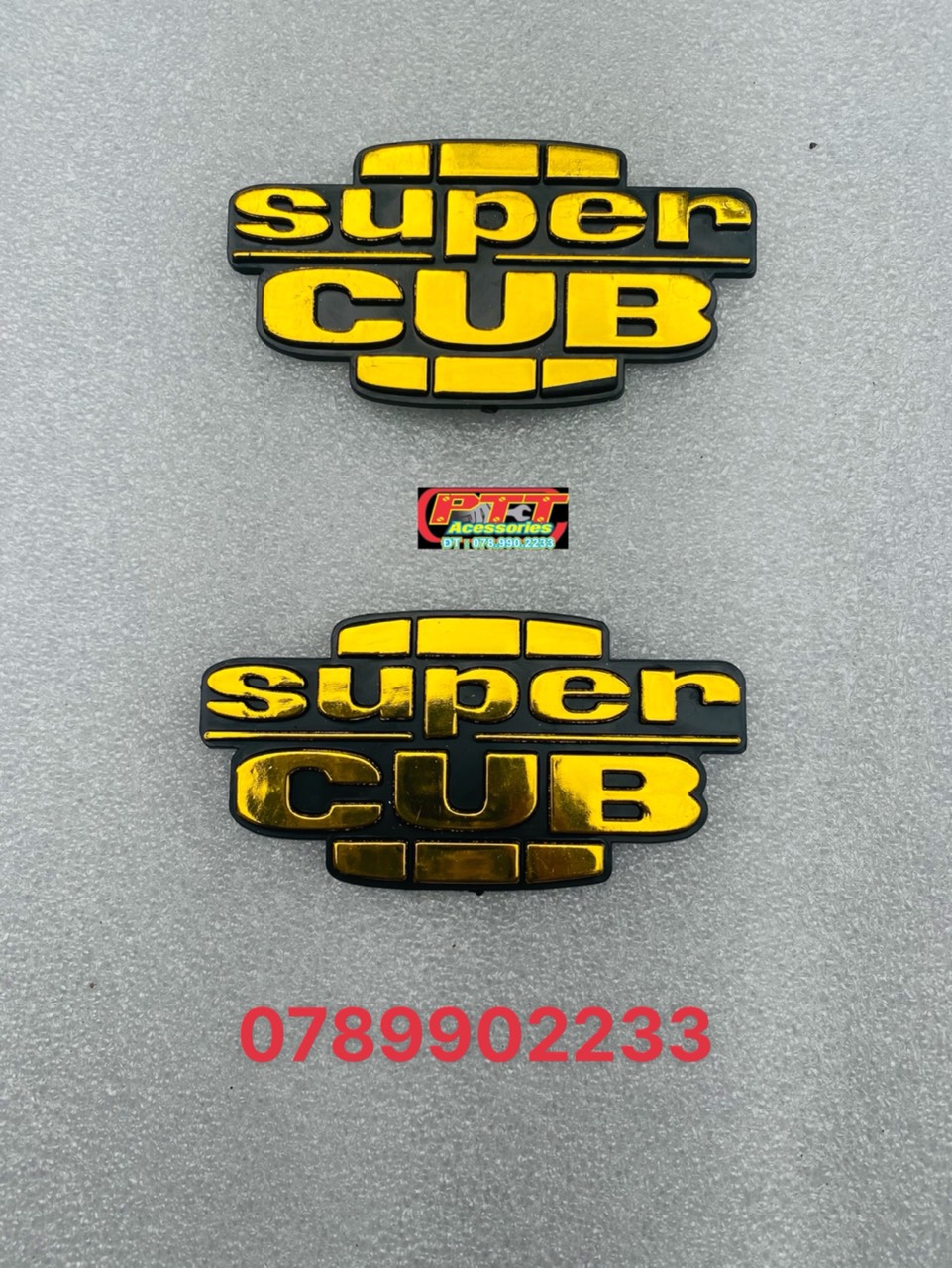 TEM XI CHỮ NỔI SUPER CUB