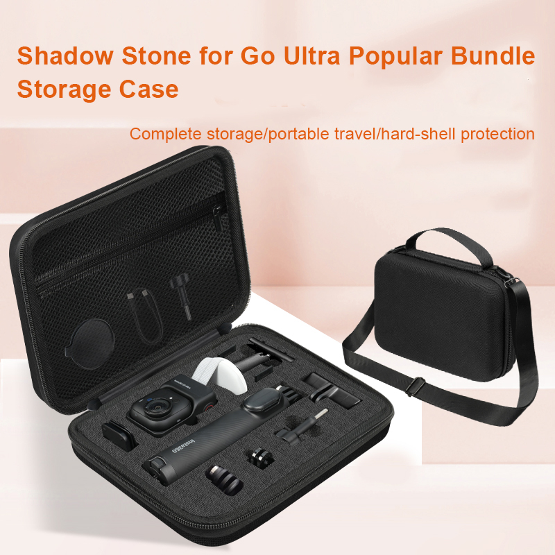 Étui De Transport Pour Insta360 GO Ultra - Sac De Rangement En Nylon | Grande Capacité Pour Caméra Et Accessoires