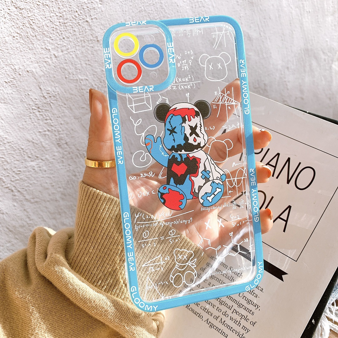 Ốp Lưng Silicon Chống Sốc Viền Nổi GLOOME BEAR