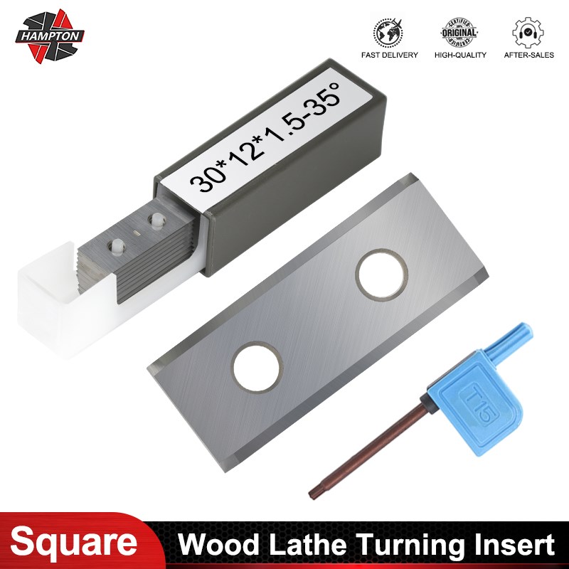 Square Carbide 30x12mm Paint Scraper For Wood Surfacing Groove Helical ...