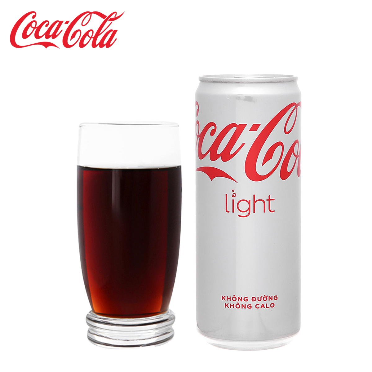 THÙNG 24 LON NƯỚC GIẢI KHÁT COCA COLA LIGHT 320ML